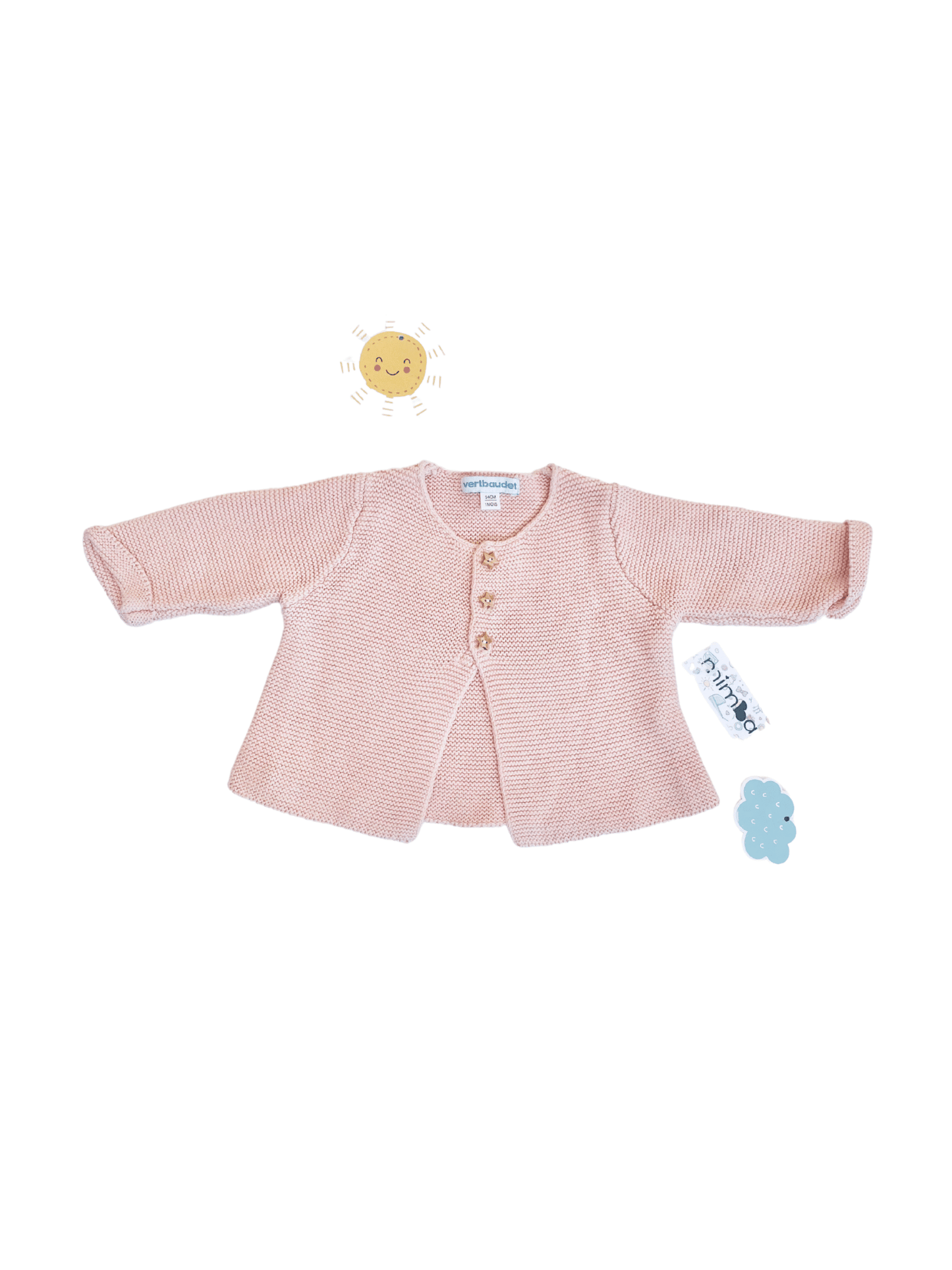VERBAUDET - GILET DE NAISSANCE